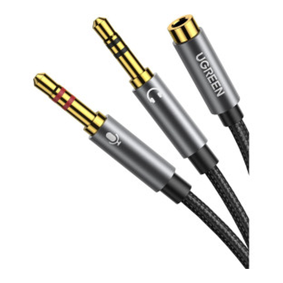 Ugreen Cable Audio 3.5mm Male to 3.5mm Female Aliminum Noir