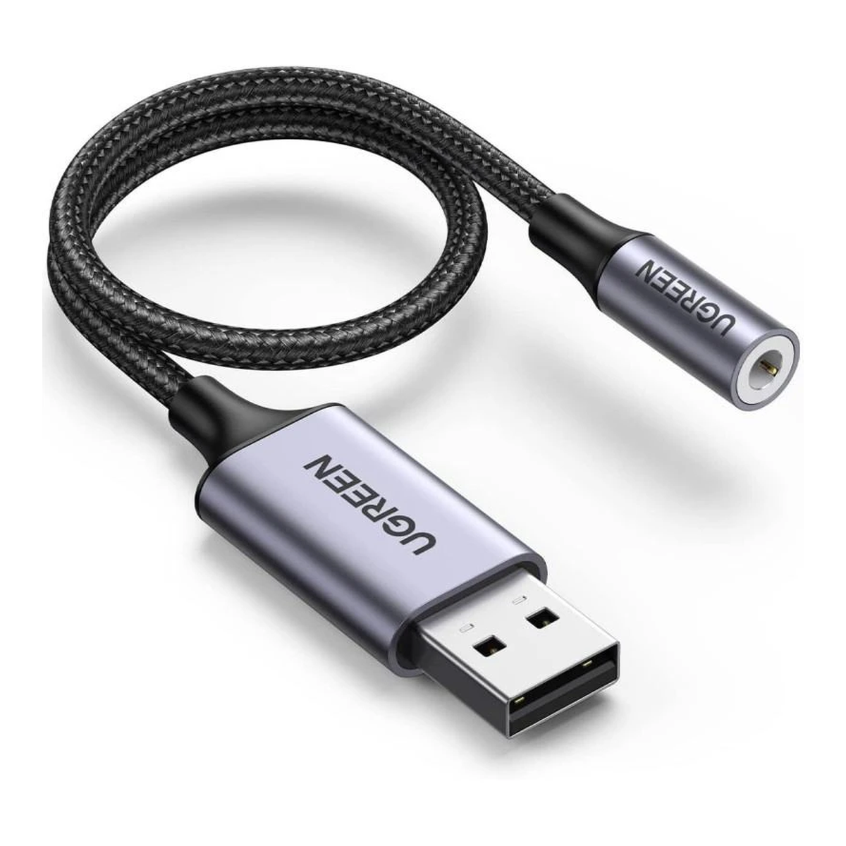 Ugreen Cable USB-A to Port Jack audio 3,5mm